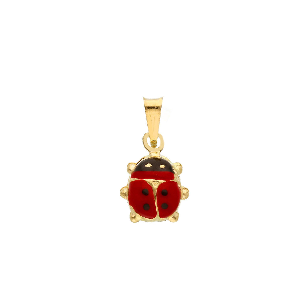 Ladybug Pendant in 18kt Yellow Gold