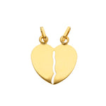  Heart Pendant in 18kt Yellow Gold