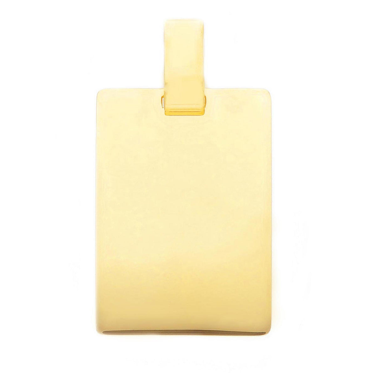 25 x 17 mm medal in 18kt yellow gold