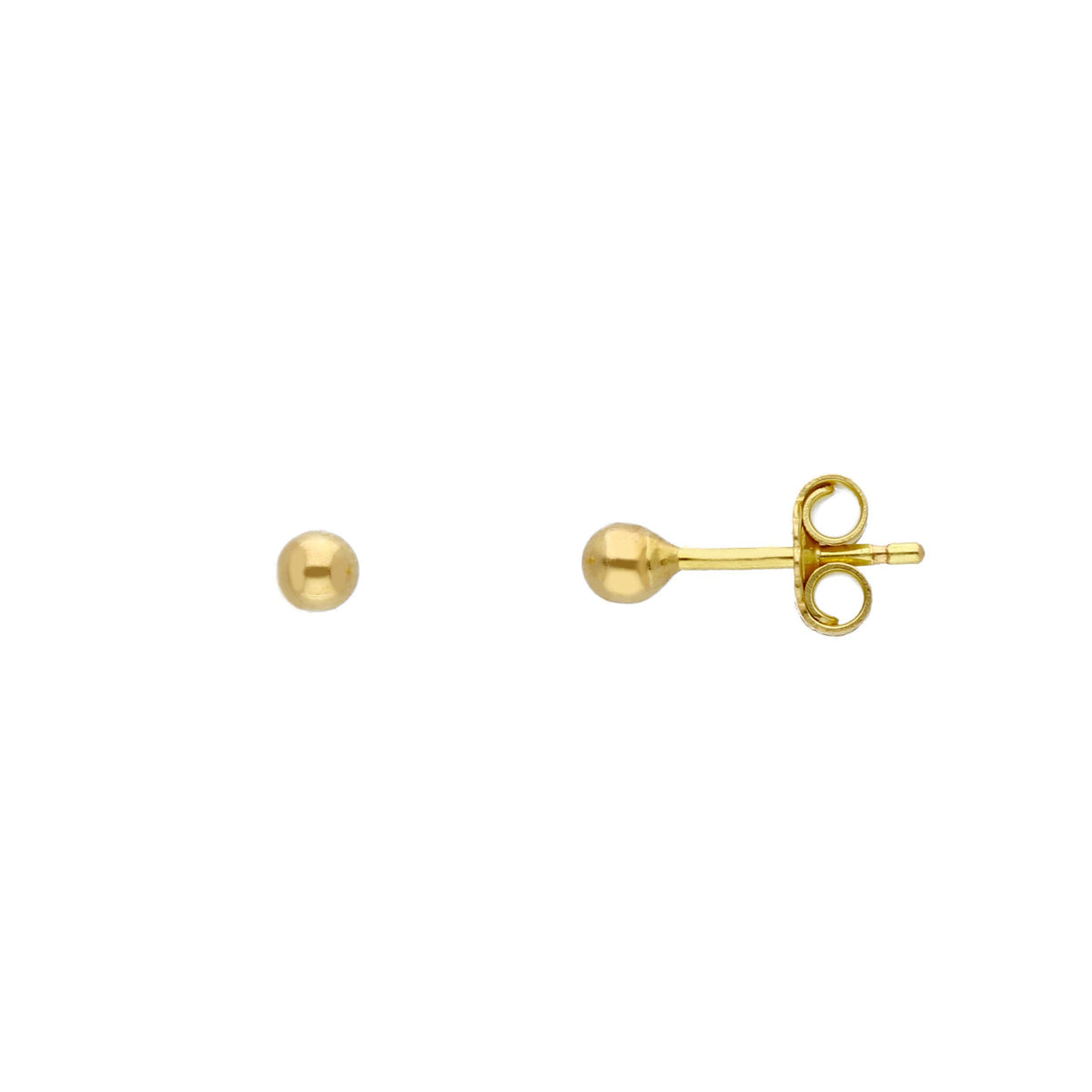 Maiocchi Gold Heart Earrings in 18kt Yellow Gold