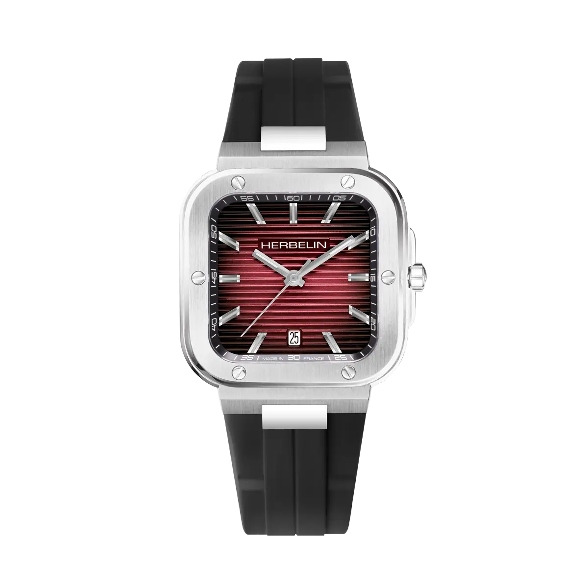 Herbelin Cap Camarat Square Quartz 39mm 12246B18