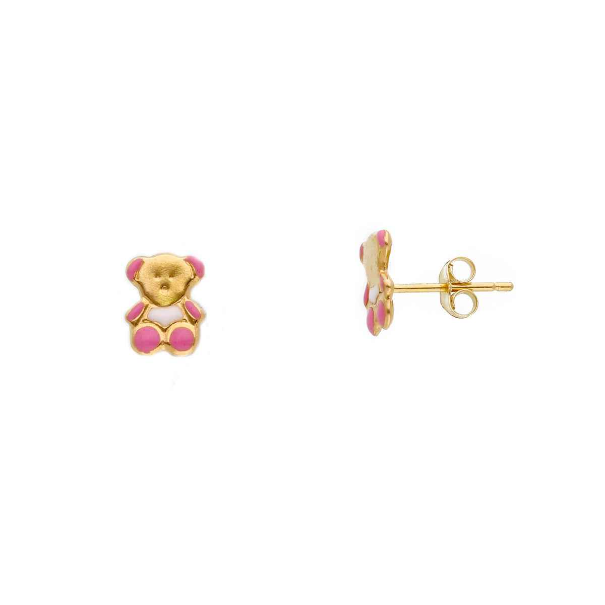 Maiocchi Gold Horseshoe Earrings 18kt Yellow Gold