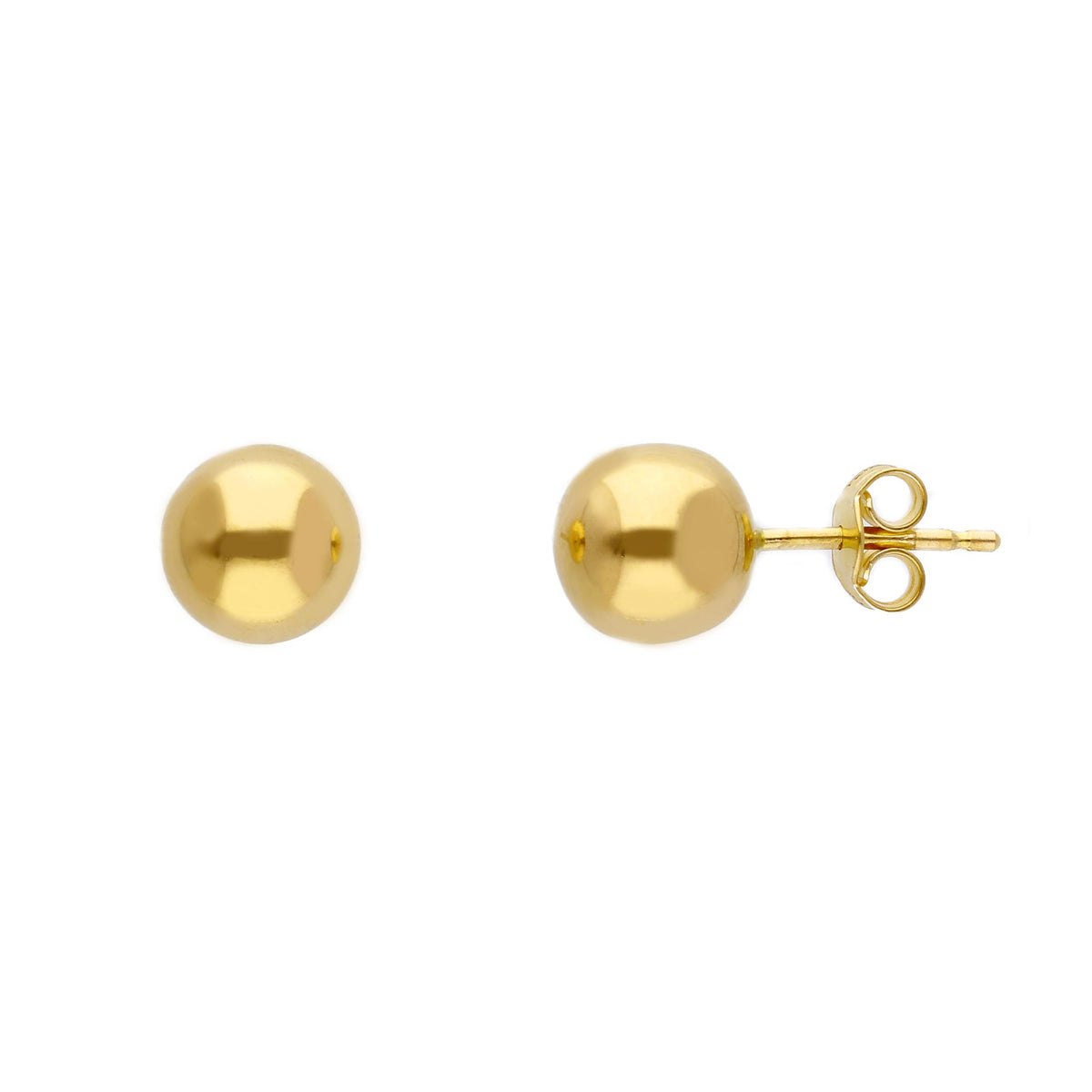 Maiocchi Gold Heart Earrings in 18kt Yellow Gold