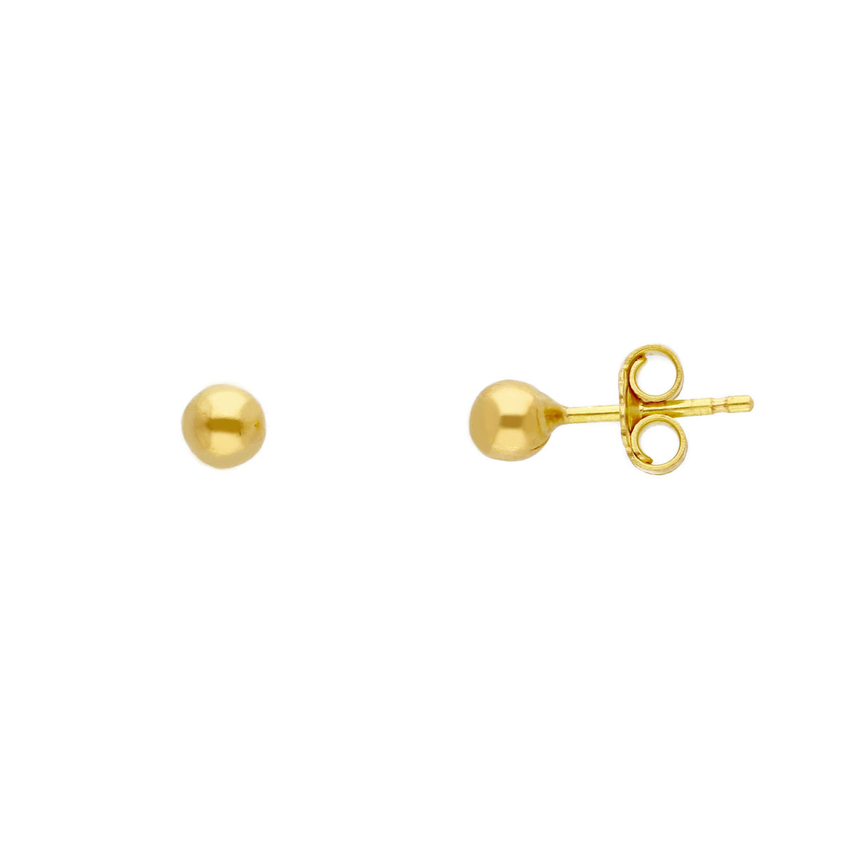 Maiocchi Gold Heart Earrings in 18kt Yellow Gold