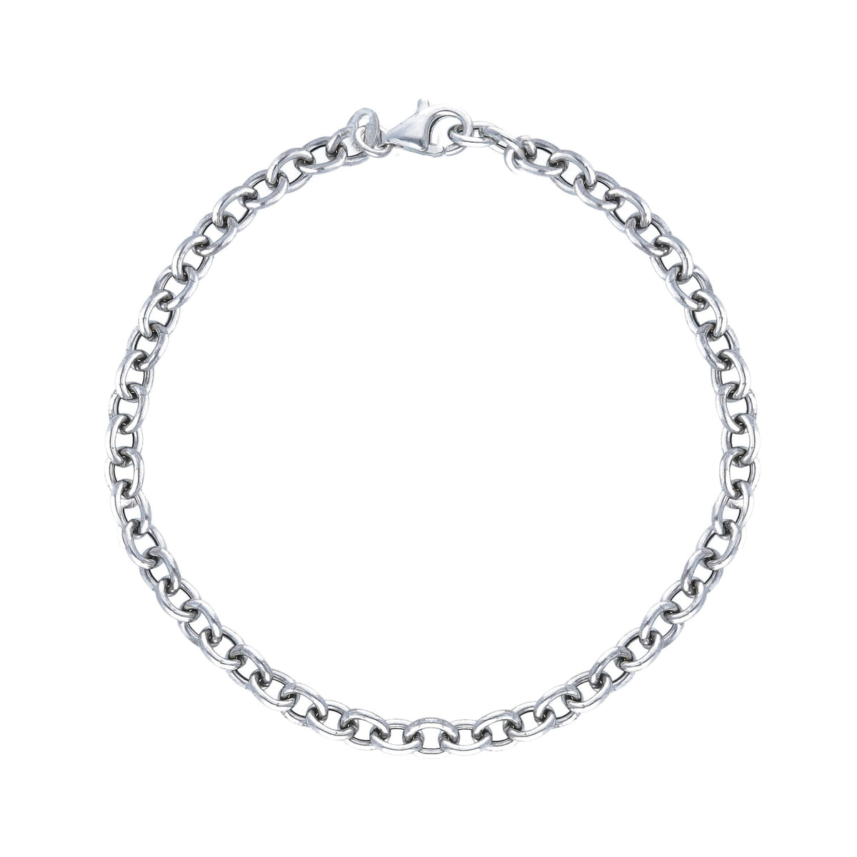 Maiocchi Silver Rolò Silver Bracelet 1