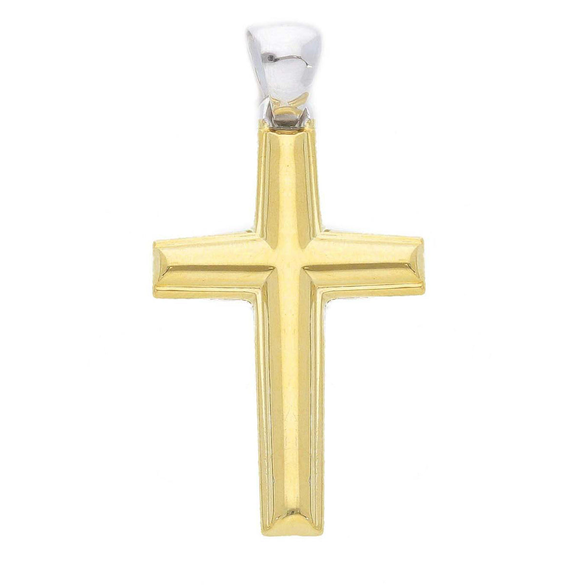 Cross in 18kt Yellow and White Gold