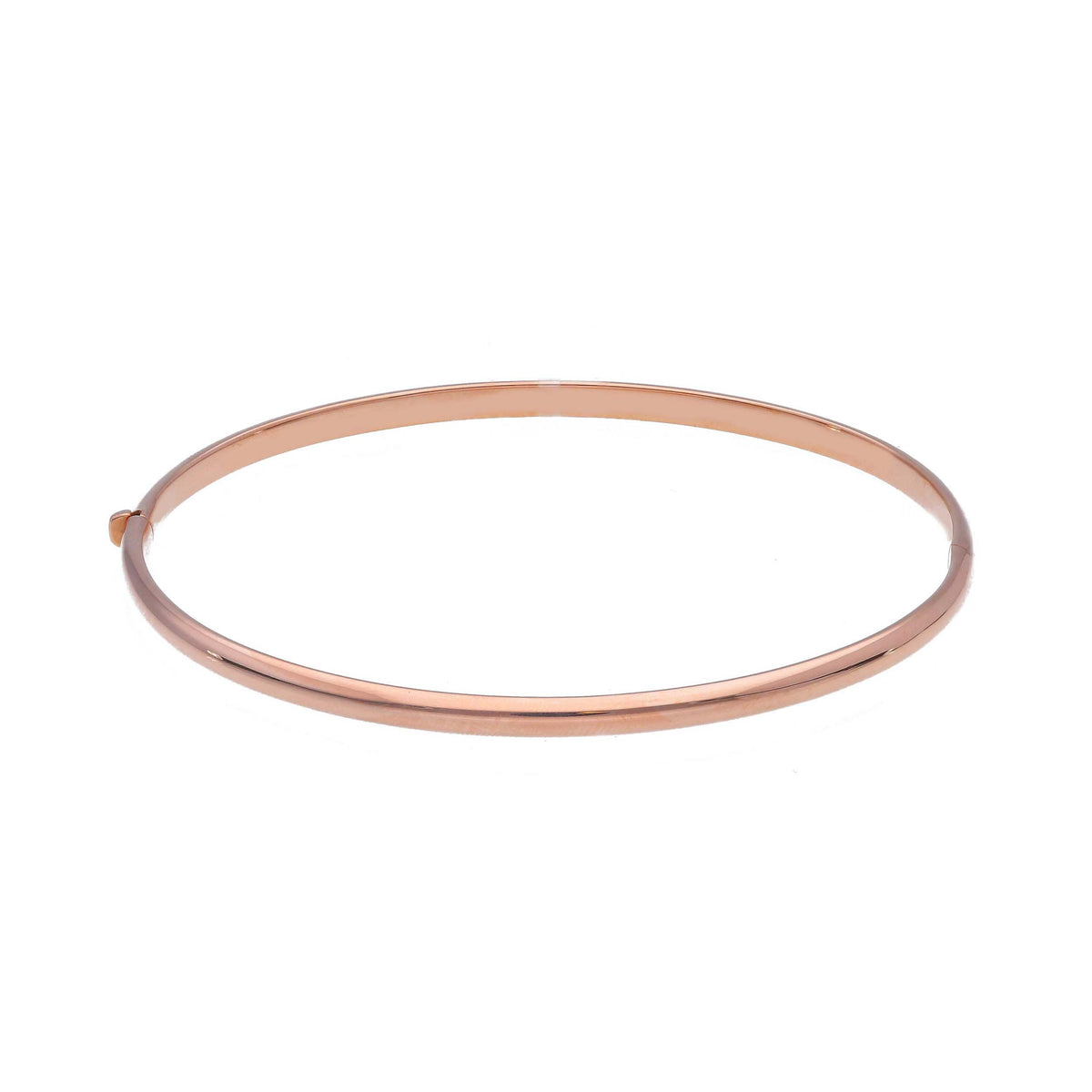 Rigid Bracelet 3 mm 18kt Rose Gold