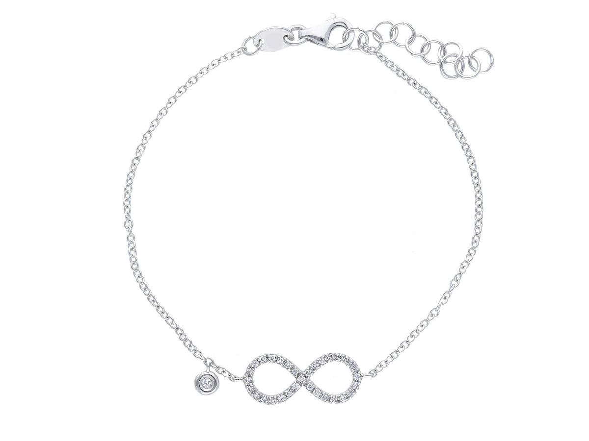 Maiocchi Milano Bracciale Infinito Diamanti ct 0.09