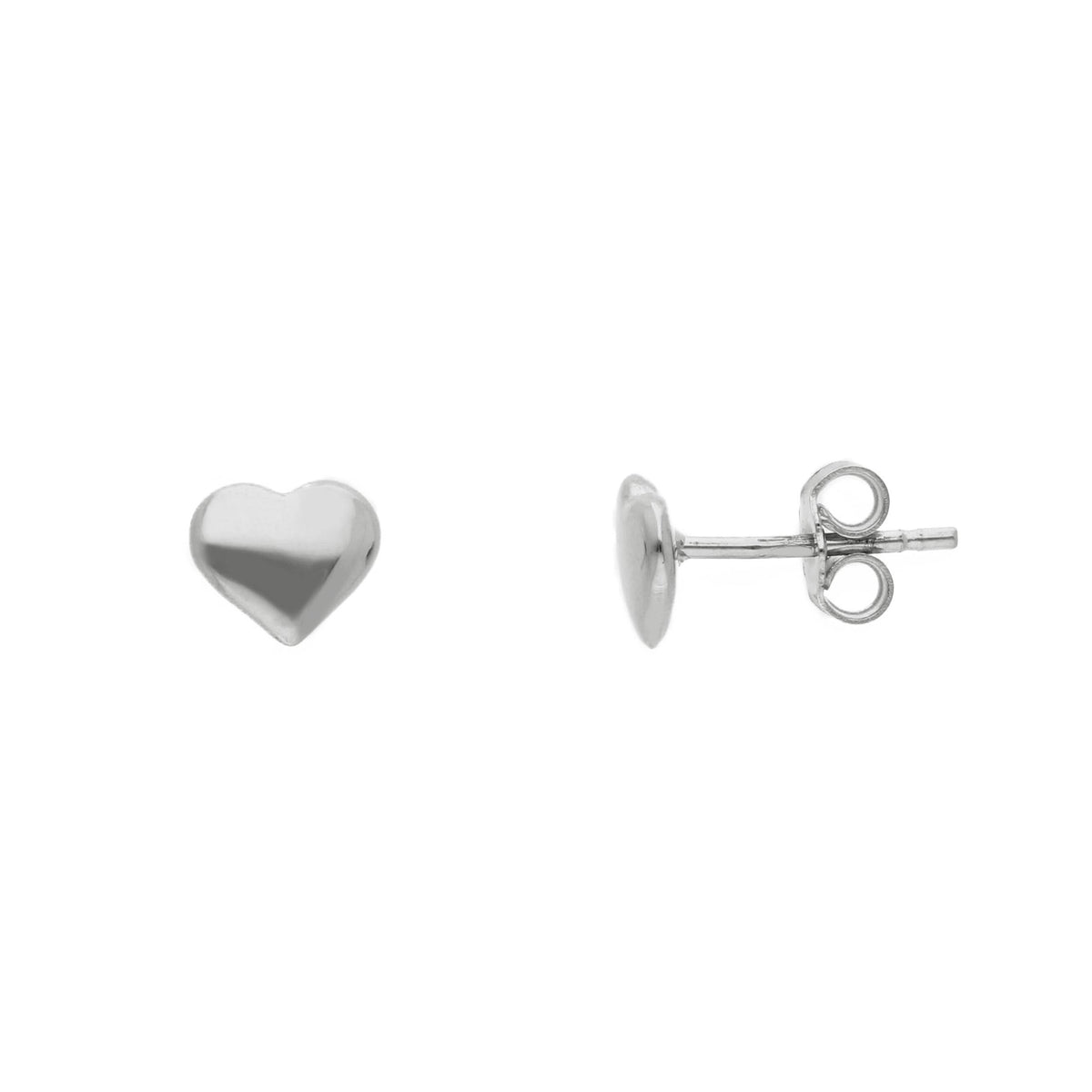 Maiocchi Gold Crown Earrings in 18kt White Gold