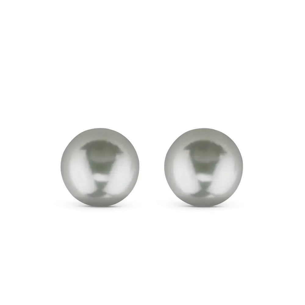 Damiani Earrings in White Gold and Pearls 6.5 x 7 MM