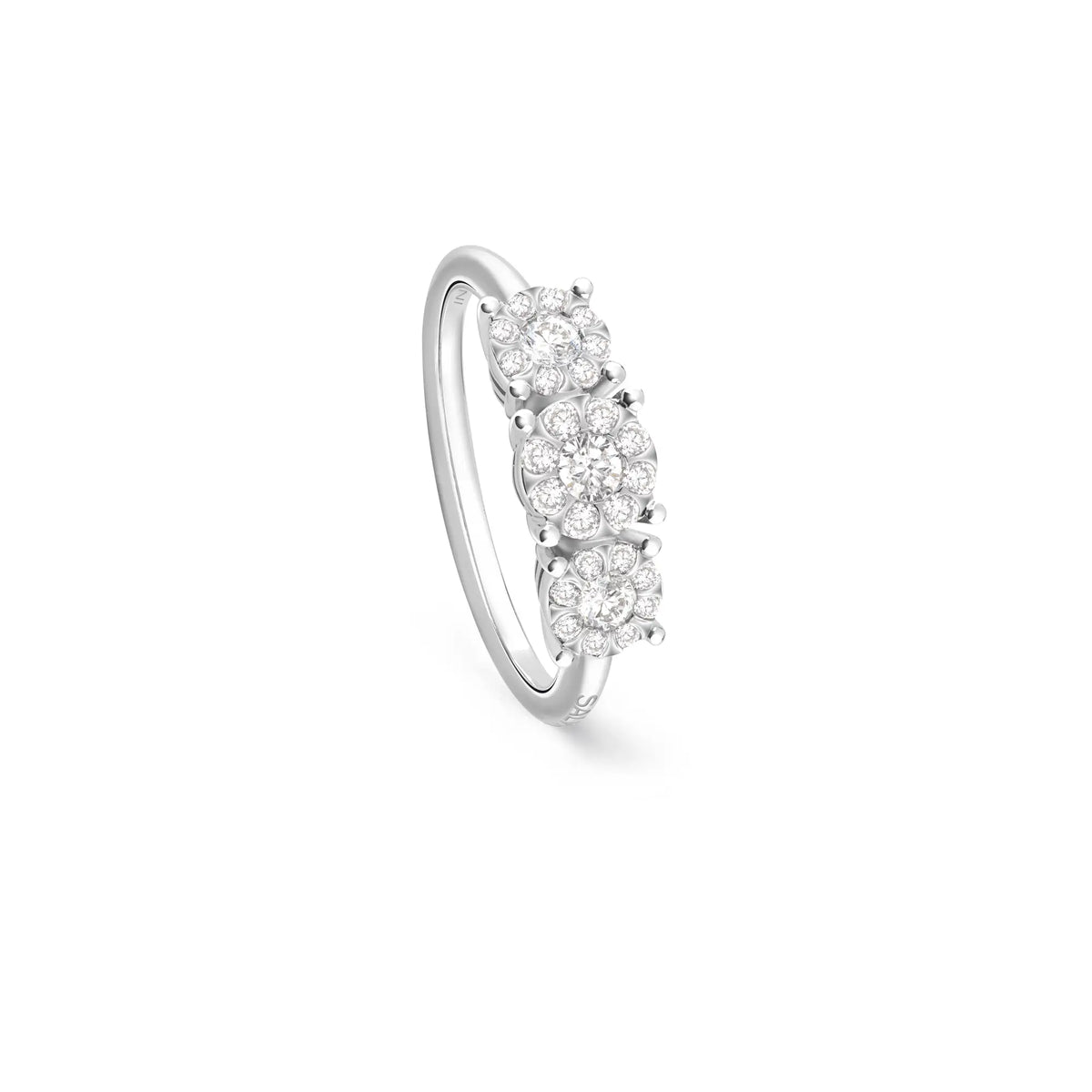 Salvini Trilogy Daphne Ring in White Gold and Diamonds 0.51 Ct