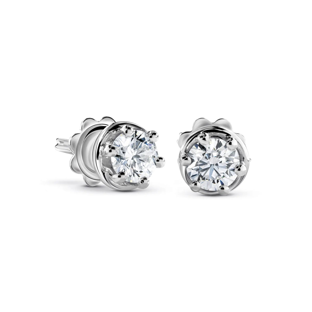 Damiani Orecchini Minou in Oro Bianco e Diamanti ct 0,28