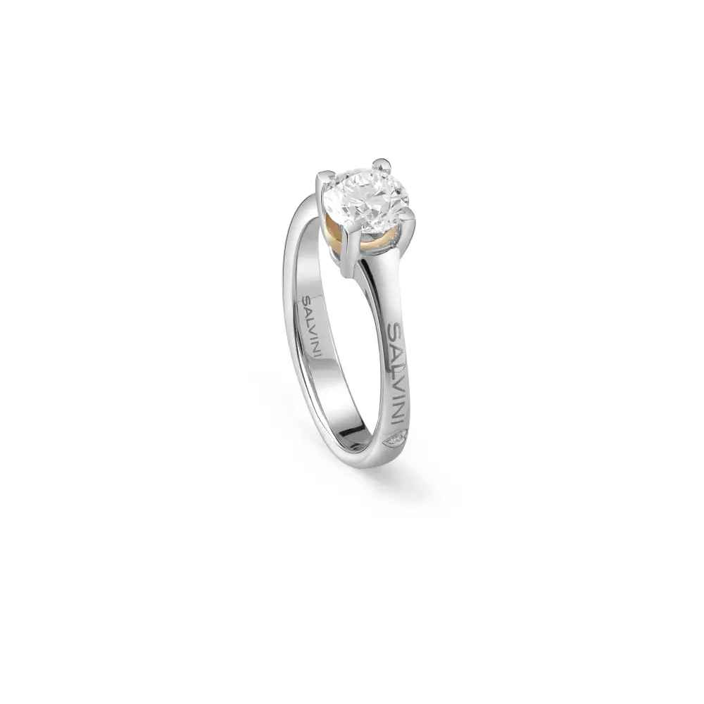 Salvini Solitaire Ring Beat 0.10 ct F SI