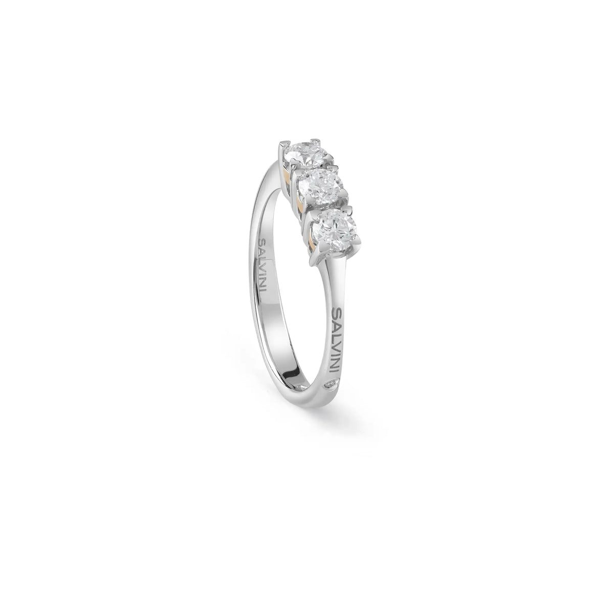Salvini Ring Trilogy Beatto White Gold and Diamonds 0.30 Ct F