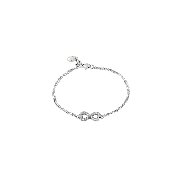 Salvini Infinity Bracelet in White Gold and Diamonds