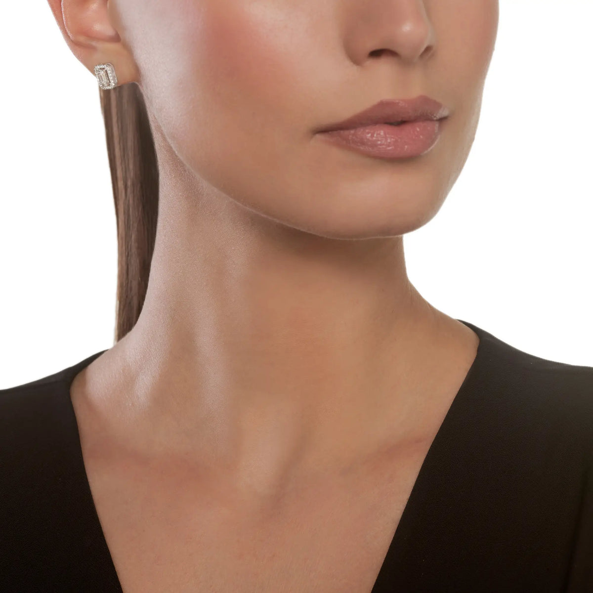 Salvini Orecchini Magia Oro Bianco e Diamanti ct 0,40