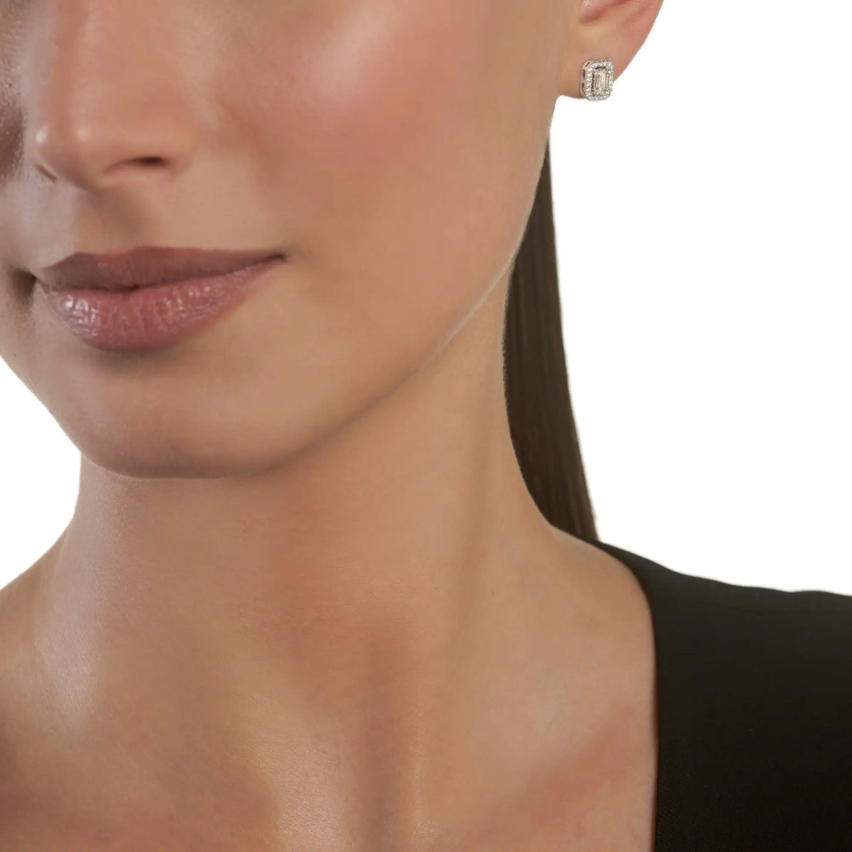 Salvini Orecchini Magia Oro Bianco e Diamanti ct 0,40