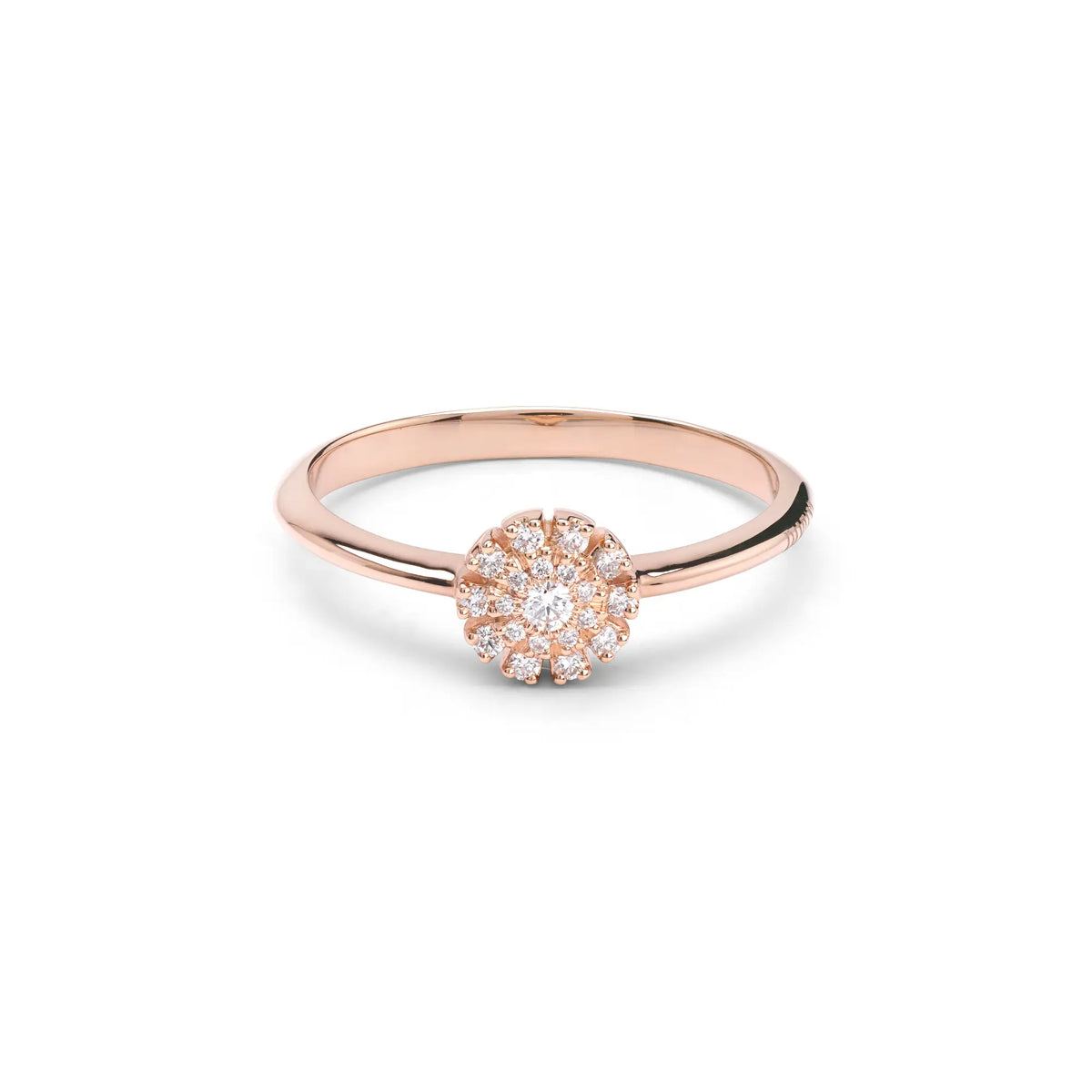Damiani Margherita Ring in Rose Gold and Diamonds