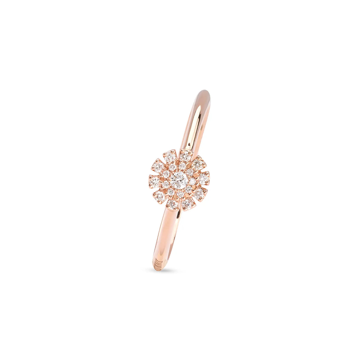 Damiani Margherita Ring in Rose Gold and Diamonds