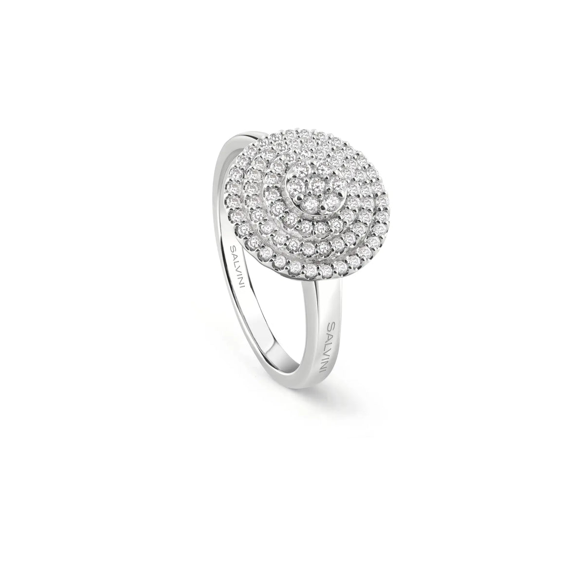 Salvini I Segni Heart Ring in White Gold and Diamonds