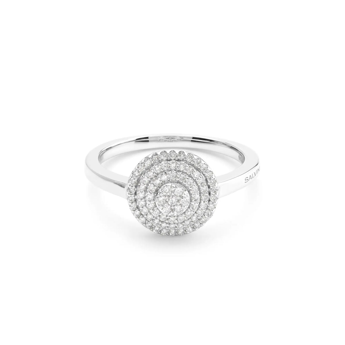 Salvini I Segni Heart Ring in White Gold and Diamonds