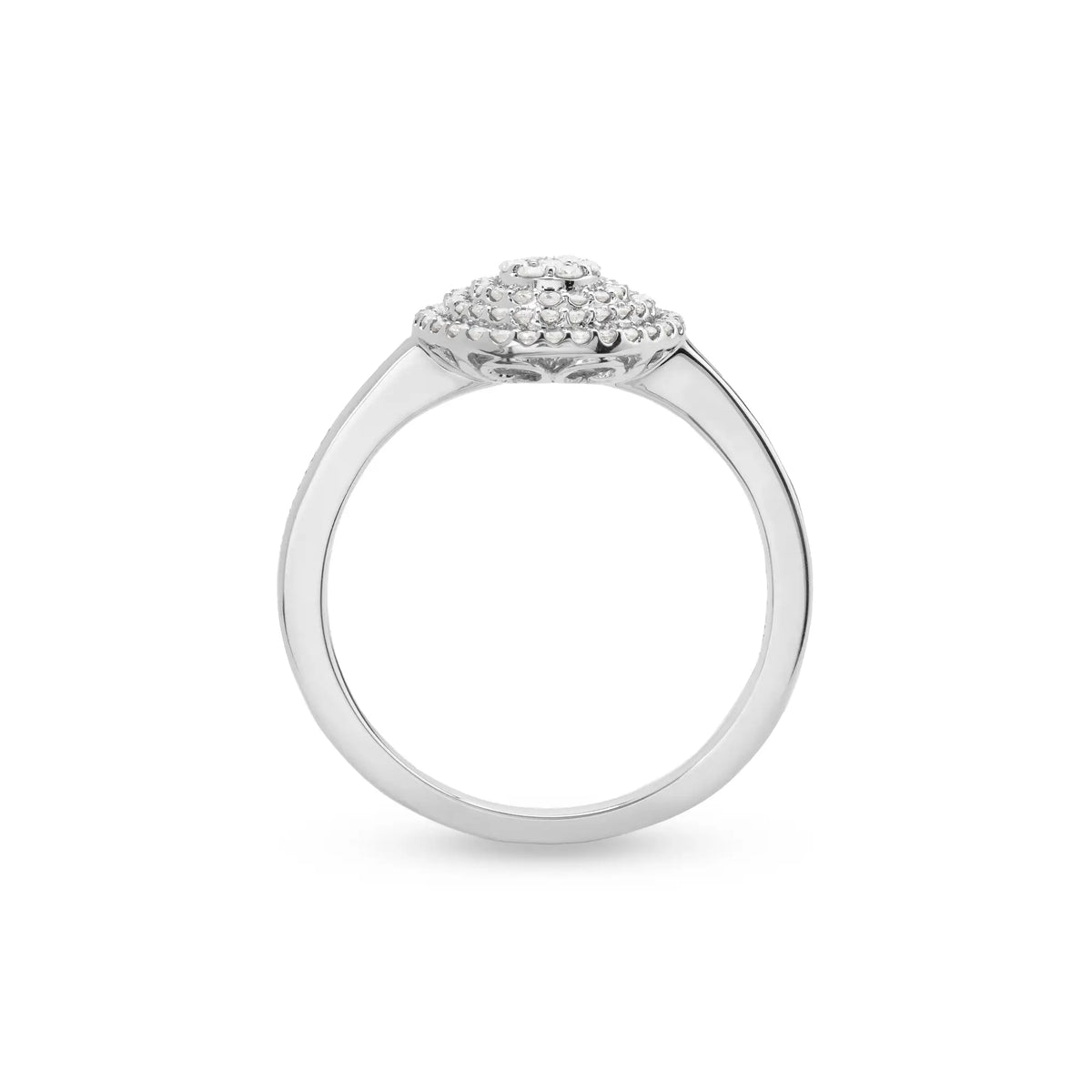 Salvini I Segni Heart Ring in White Gold and Diamonds