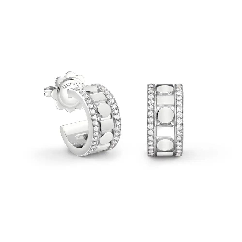 Damiani Orecchni Belle Epoque Reel White Gold and Diamonds