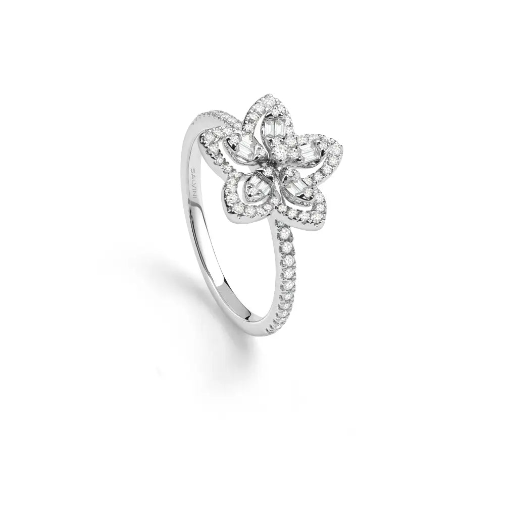 Salvini Magia Garden Ring in White Gold and Diamonds 0.30 ct