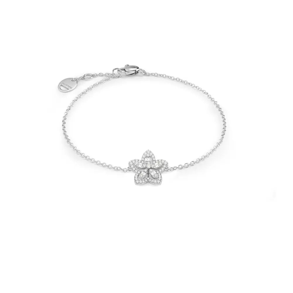 Salvini Bracciale Magia Garden Oro Bianco e Diamanti ct 0,23