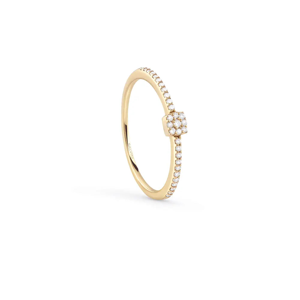 Salvini Bagliori Ring in Yellow Gold and Diamonds
