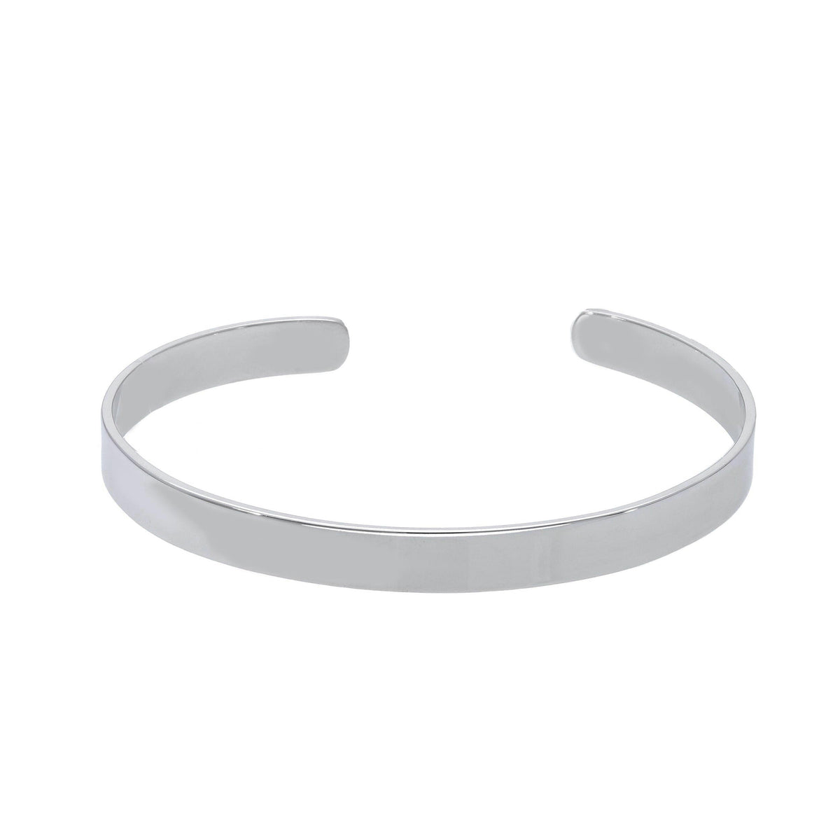 Maiocchi Silver Rigid Open Bracelet Silver 6.5 mm
