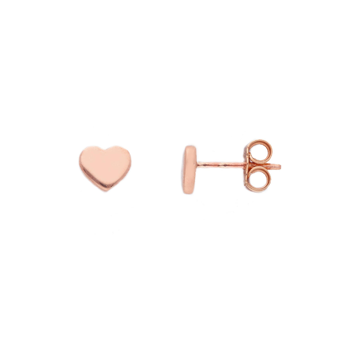 Maiocchi Gold Heart Earrings in 18kt Yellow Gold
