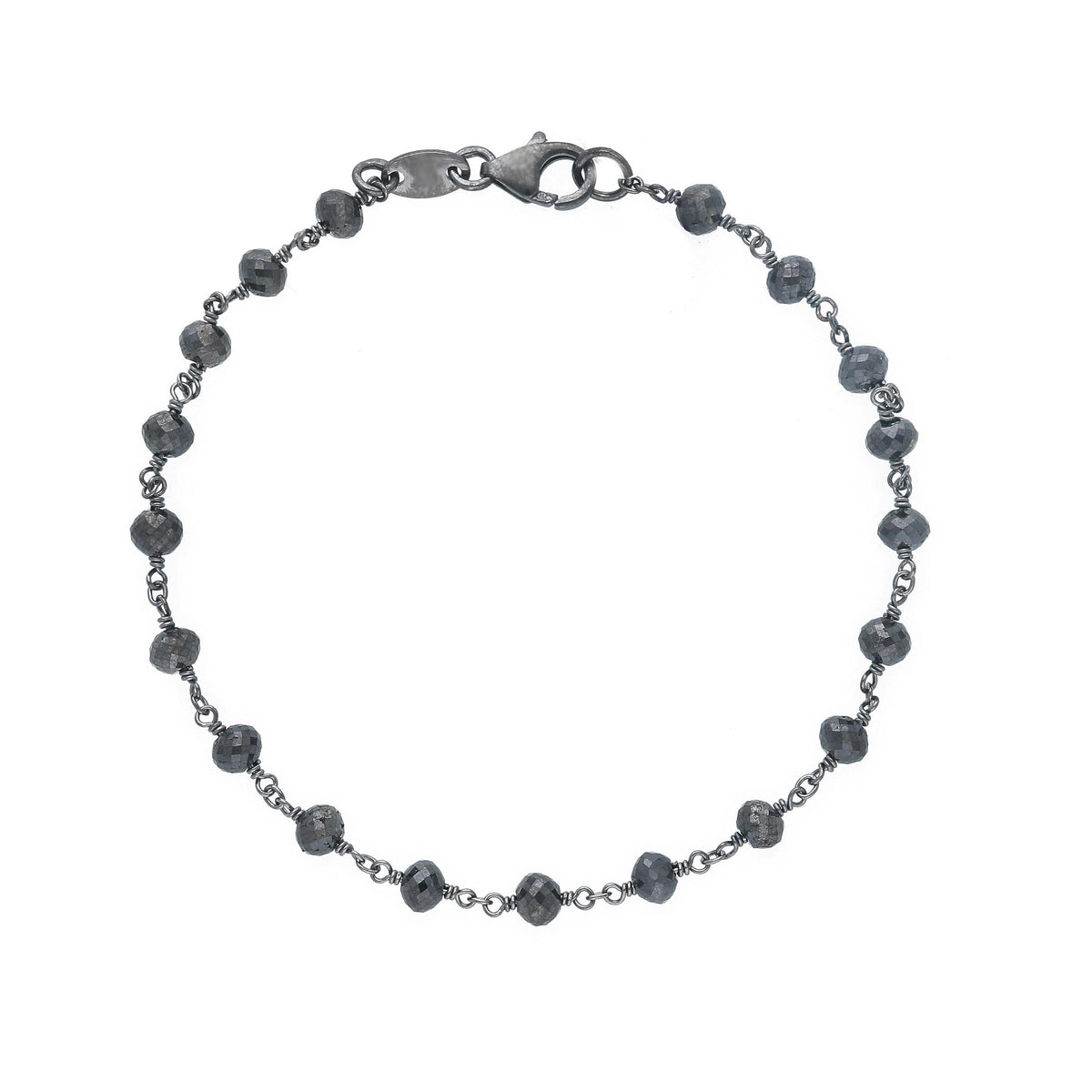 Maiocchi Milano Black Diamond Bracelet ct. 5.25
