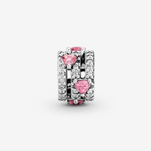 Pandora Charm Pink Hearts 791161C01