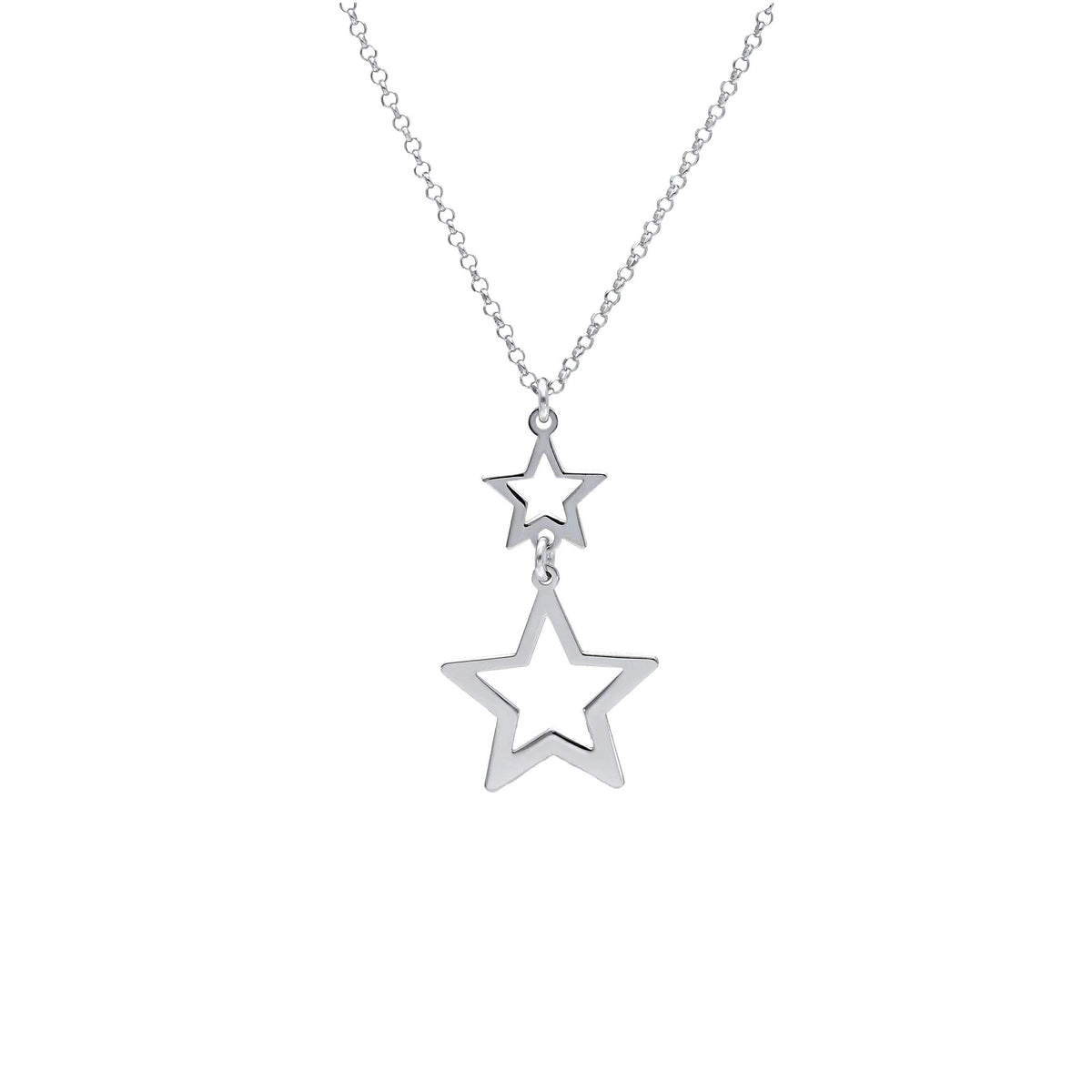 Maiocchi Silver Girocollo Stelle Argento