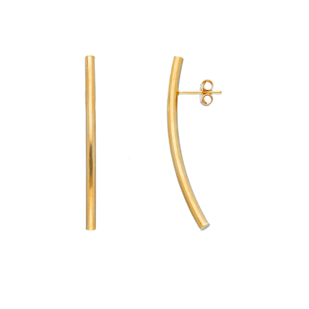 Maiocchi Gold Horseshoe Earrings 18kt Yellow Gold