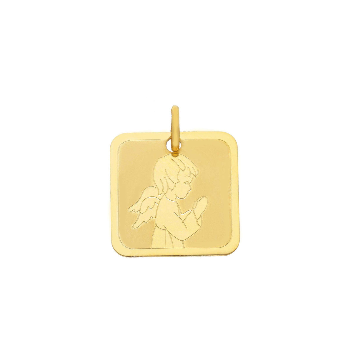 Medaglia Angelo in Oro Giallo 18kt