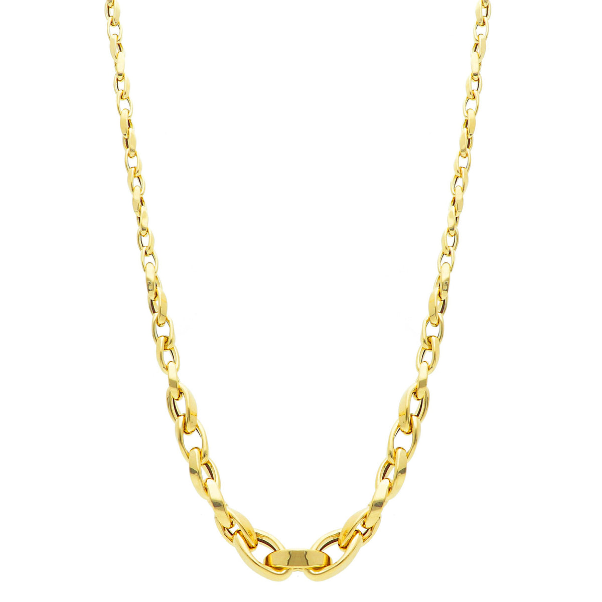 Maiocchi Gold Girocollo Rolò Allungata Oro Giallo 18kt