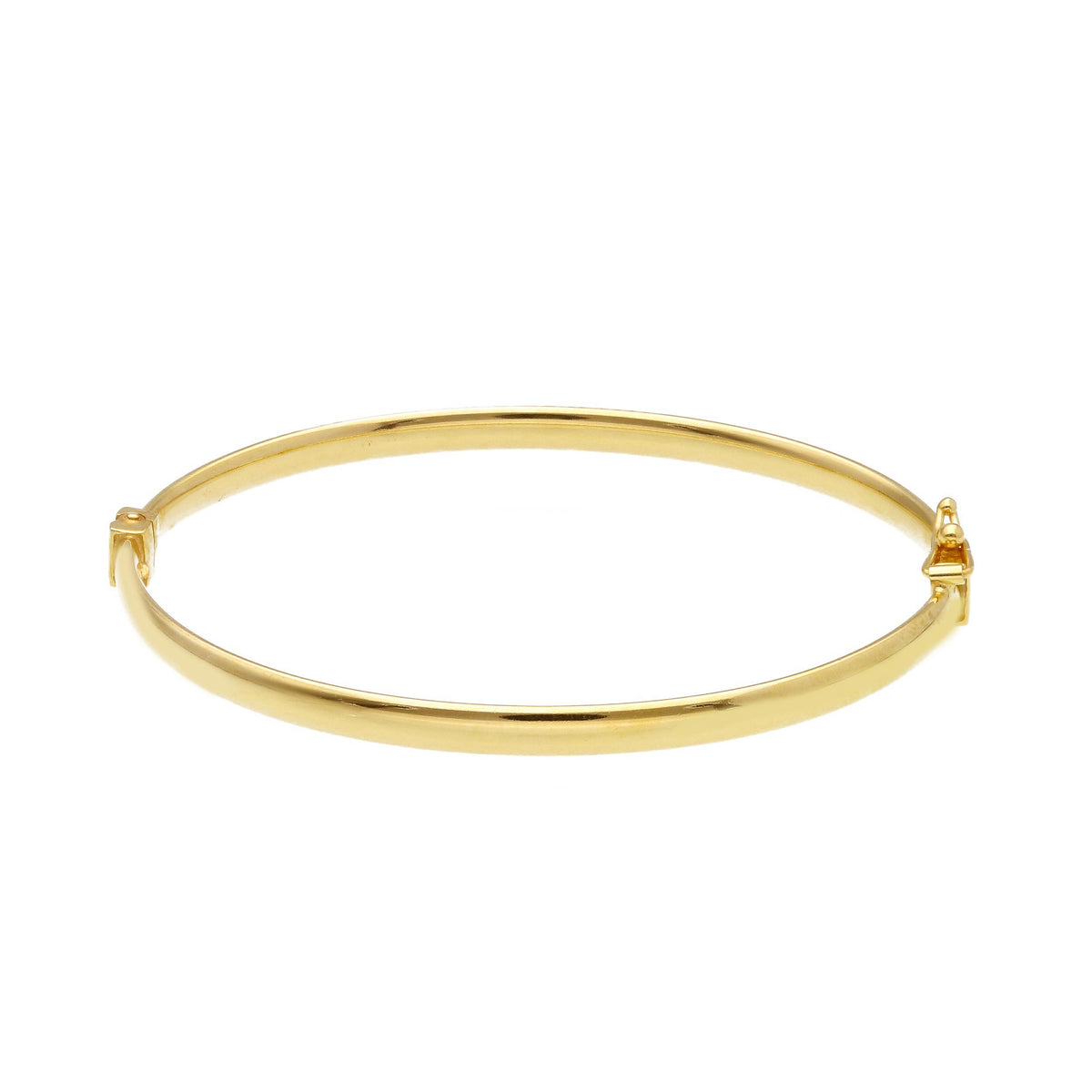 Maiocchi Silver Bracciale Rigido Argento Dorato mm 3