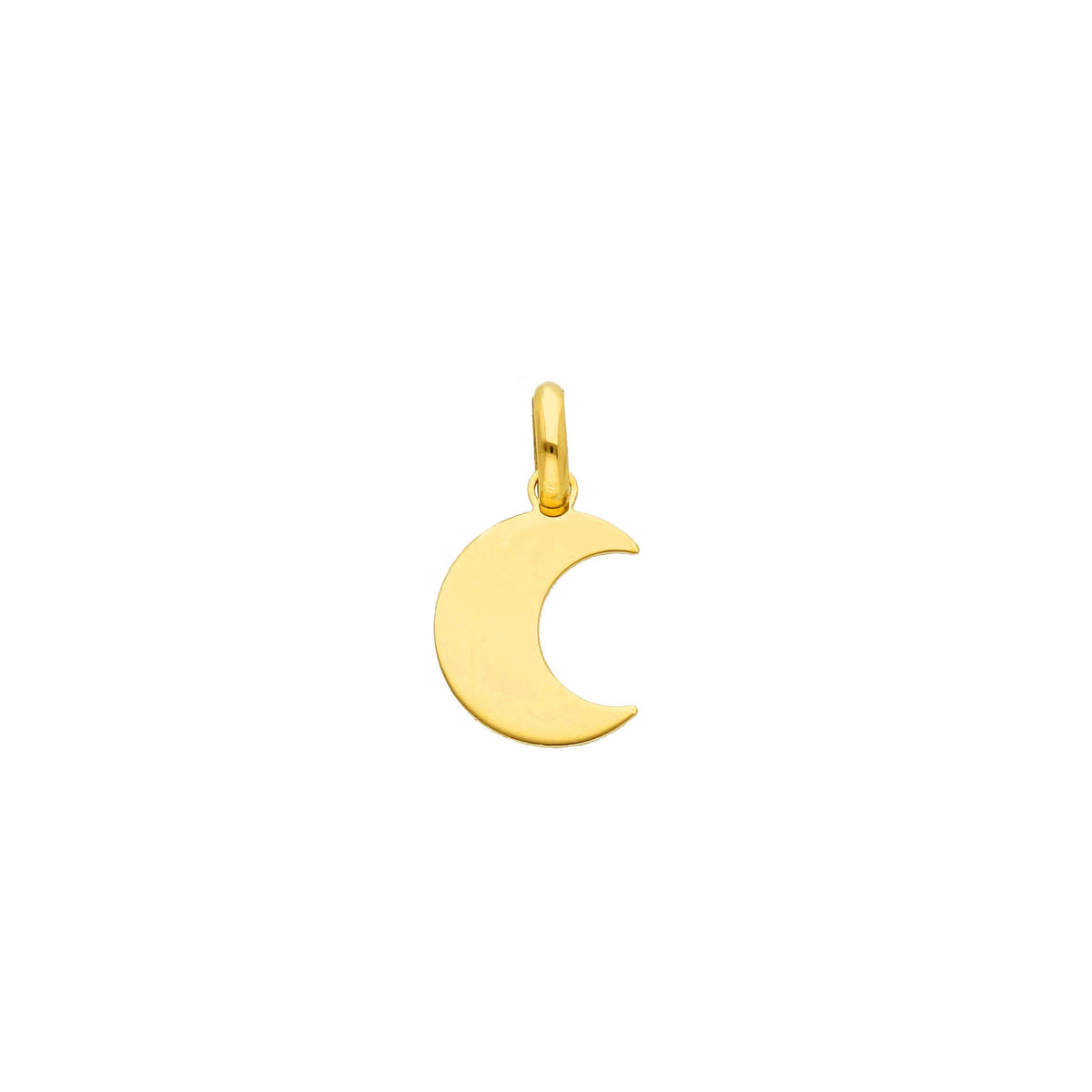 Moon Pendant in 18kt Yellow Gold