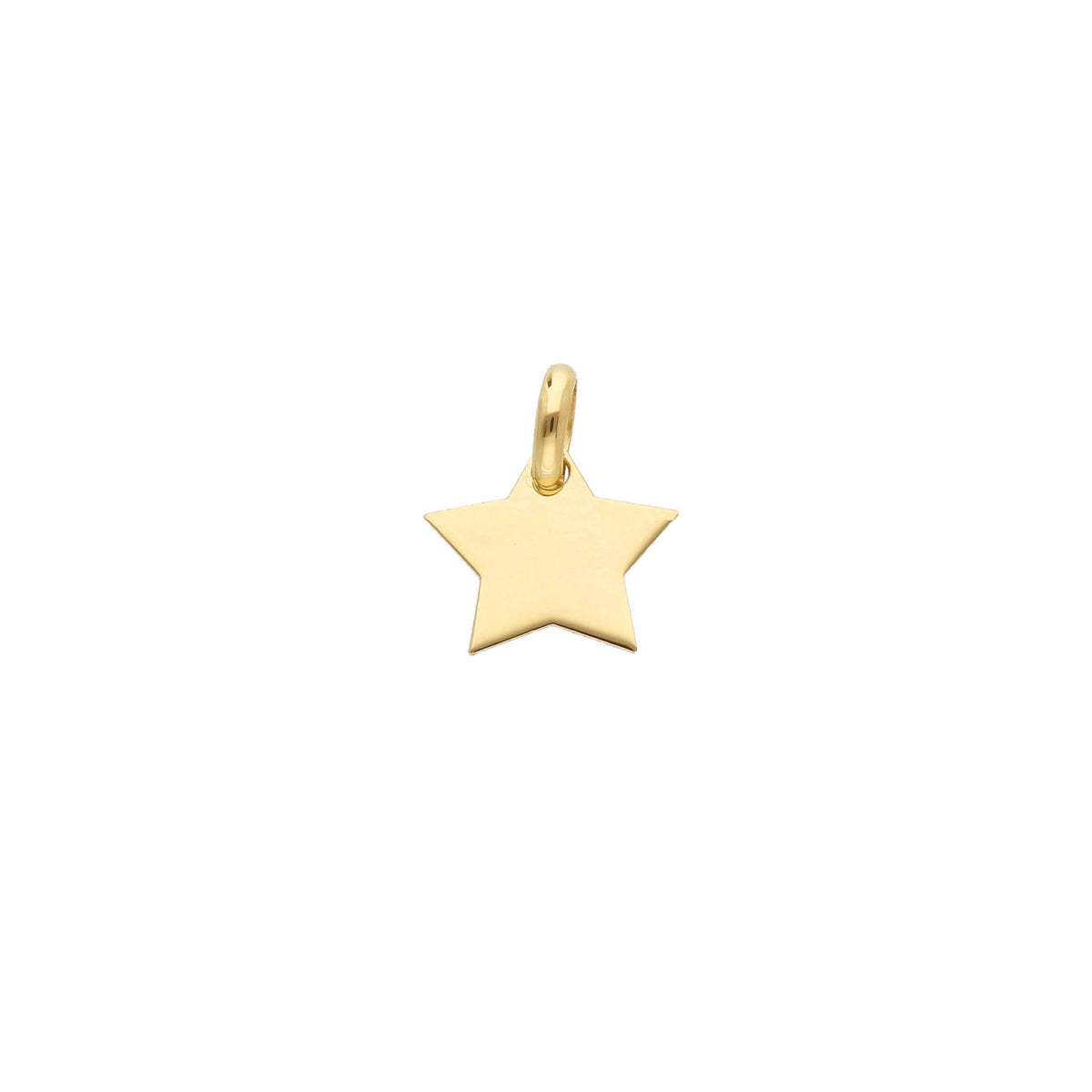 Star Pendant in 18kt Yellow Gold