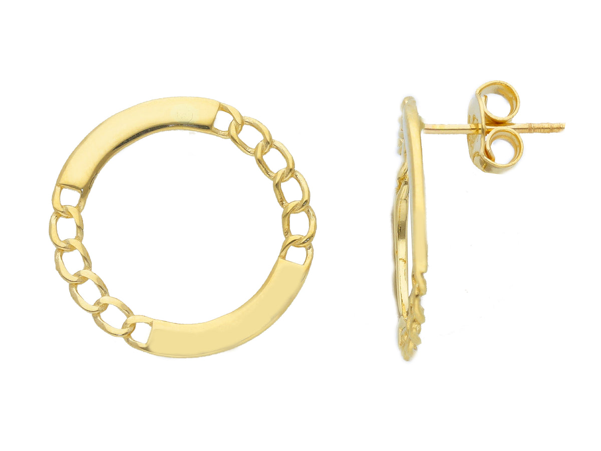18kt Yellow Gold Groumette Earrings