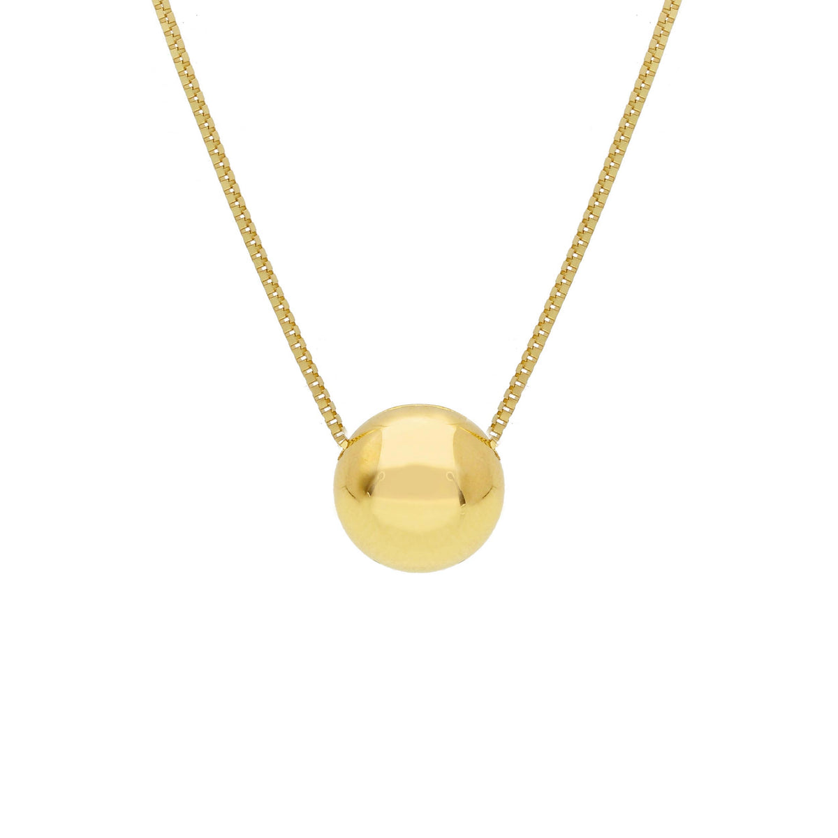 Maiocchi Gold Girocollo Sfera in Oro Giallo 18kt