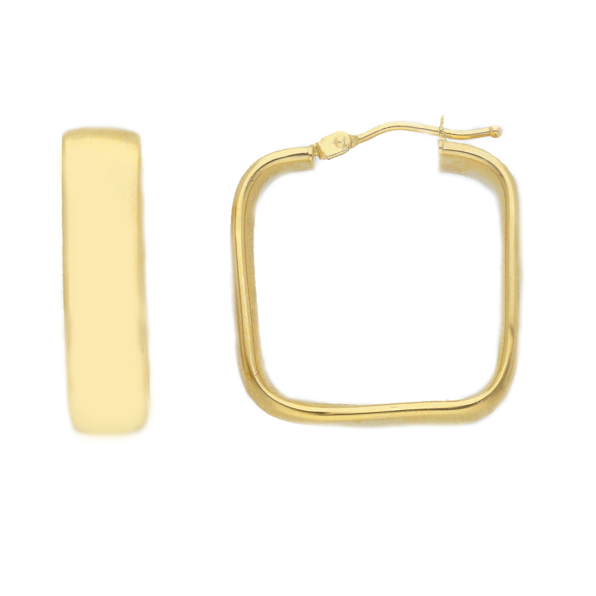 18kt Yellow Gold Earrings cm 2