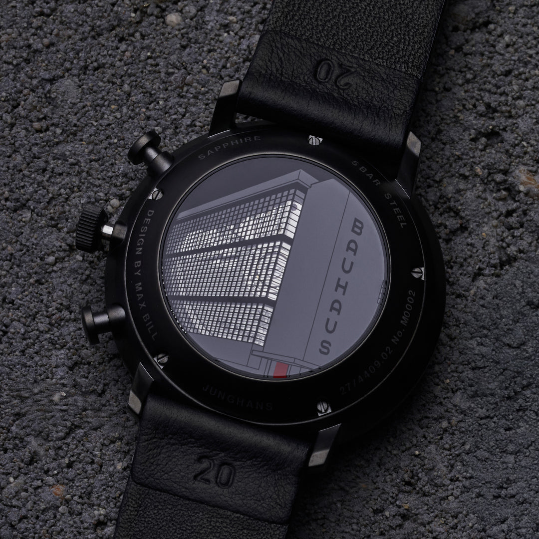 Junghans Max Bill Chronoscope Bauhaus 27/4303.02