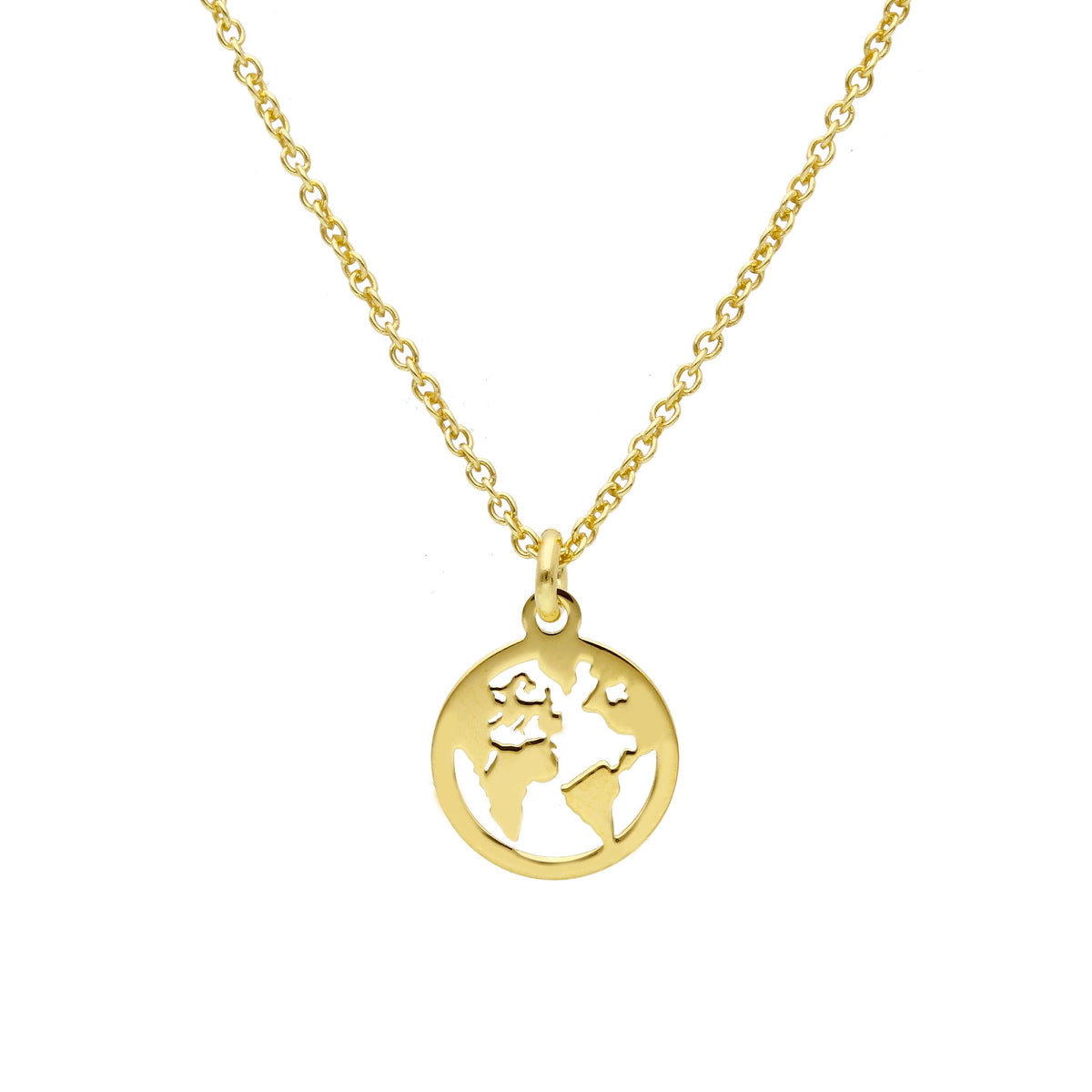 Maiocchi Silver Girocollo Mondo Argento Dorato