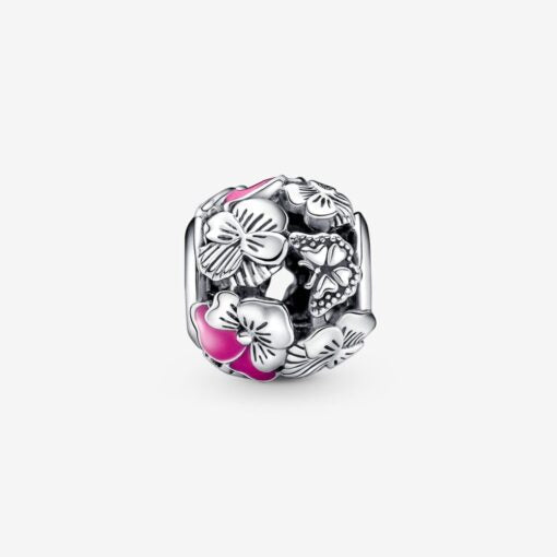 Pandora Charm Openwork Pandora Pansies 790759C01