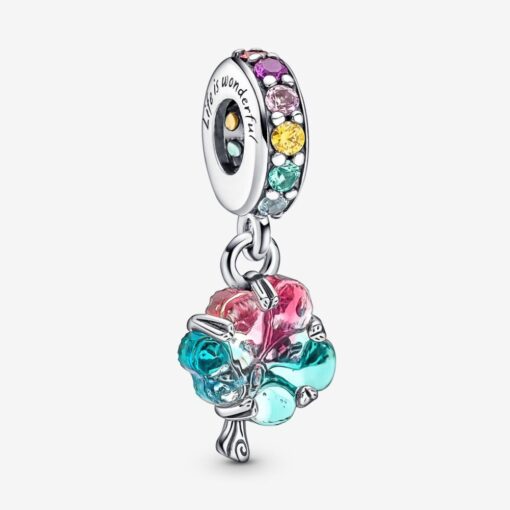 Pandora Charm Rainbow Tree Murano Glass 790768C01