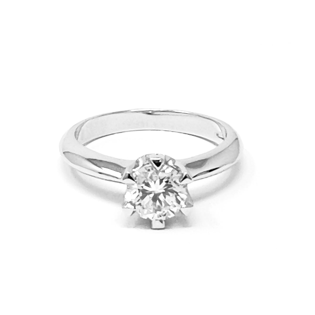 solitaire ring 1.00 ct E VS2