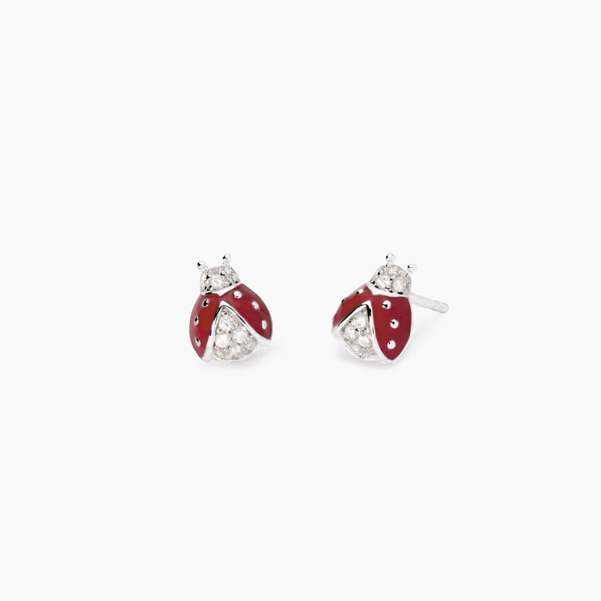 Mabina Ladybug Earrings 563781